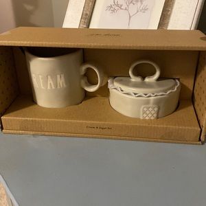Rae Dunn Cream & Sugar Set